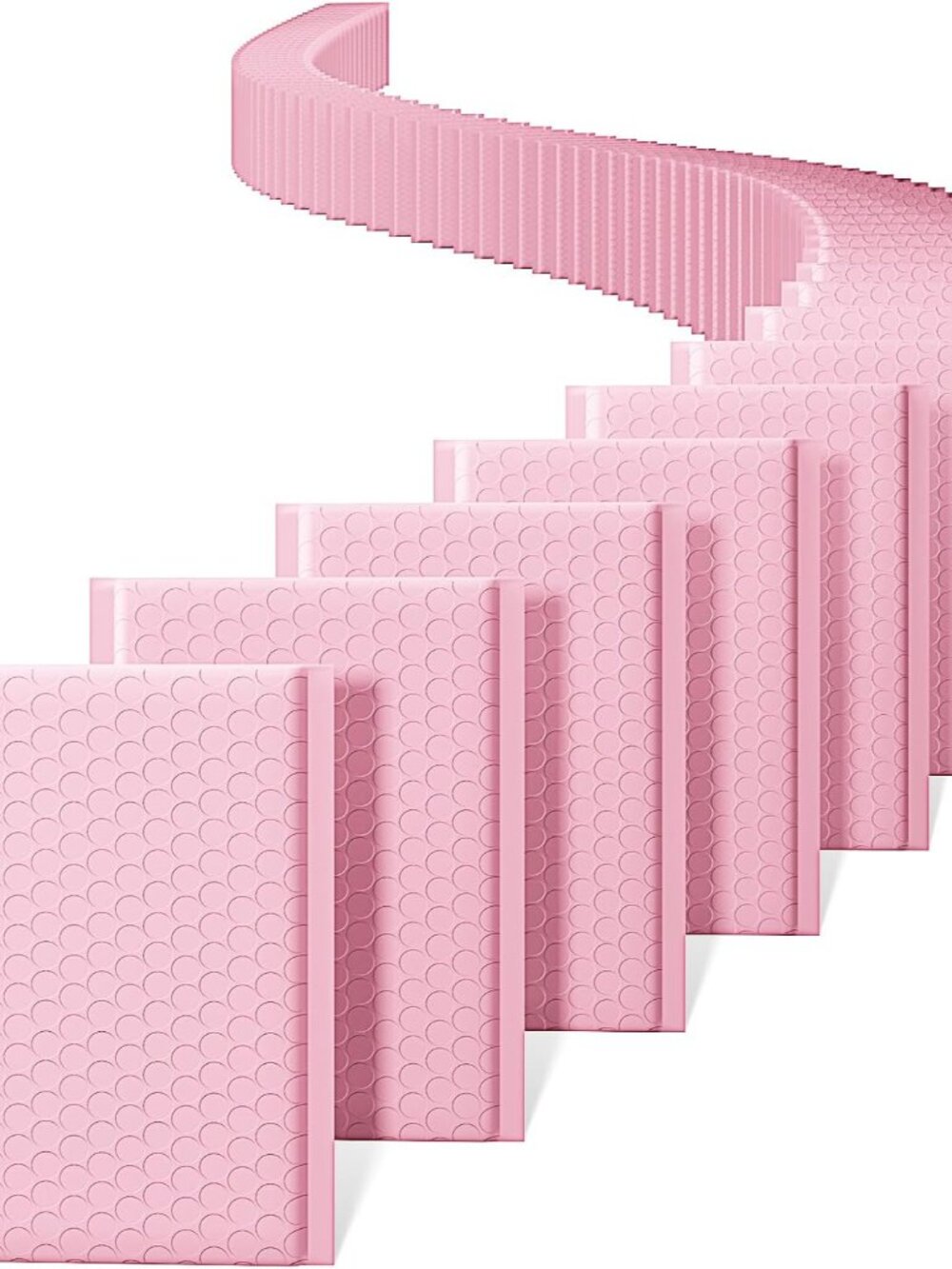 Bubble Mailers 6x10 Inch 100 Pack Light Pink Padded Envelopes